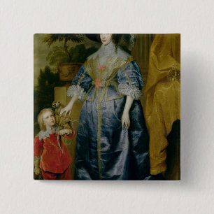 Königin Henrietta Maria und ihr Zwerg Button