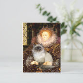 Königin-Himalaya-Katze 7 Postkarte (Stehend Vorderseite)