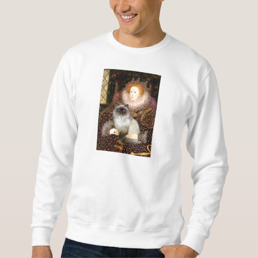 Königin-Himalaya-Katze 7 Sweatshirt (Vorderseite)