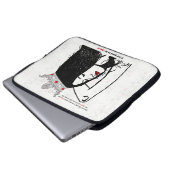 Königin ihres eigenen Lebens Laptopschutzhülle (Vorne Knopf)