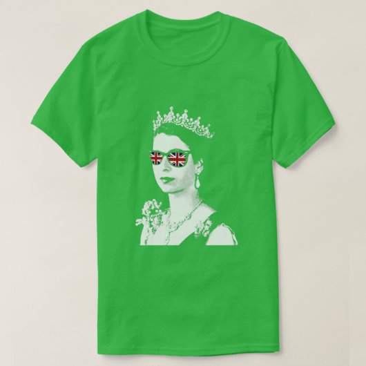 Königin II - Elisabeth S England - Königin von Eng T-Shirt (Design vorne)