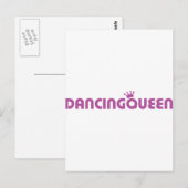 Königin-Ikone Postkarte (Vorne/Hinten)