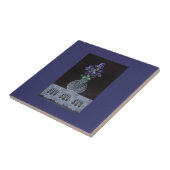 Königin Iris Spitze Fliese (Seite)