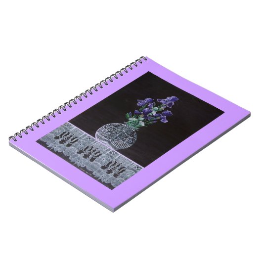 Königin Iris Spitze Notizblock (Linke Seite)