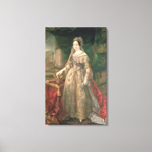 Königin Isabella II 1843 Leinwanddruck