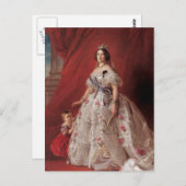 Königin Isabella II. von Spanien Postkarte (Vorne/Hinten)