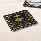 Königin ist dein Text Rechteckiger Pappuntersetzer (angewinkelt)