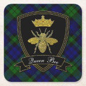 Königin ist dein Text Rechteckiger Pappuntersetzer (Vorderseite)