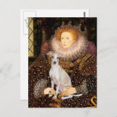 Königin - Italienischer Windhund 7 Postkarte (Vorne/Hinten)