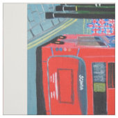 Königin Jubilee London Fabric Stoff (Muster)