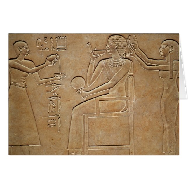 Königin Kawit an ihrer Toilette (Vorderseite (Horizontal))