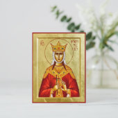 Königin Ketevan-Orthodoxe Icon Postkarte (Stehend Vorderseite)