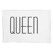 Königin Kissenbezug (Vorderseite-Links)