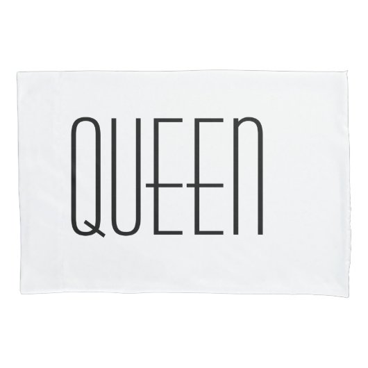 Königin Kissenbezug (Vorderseite-Links)