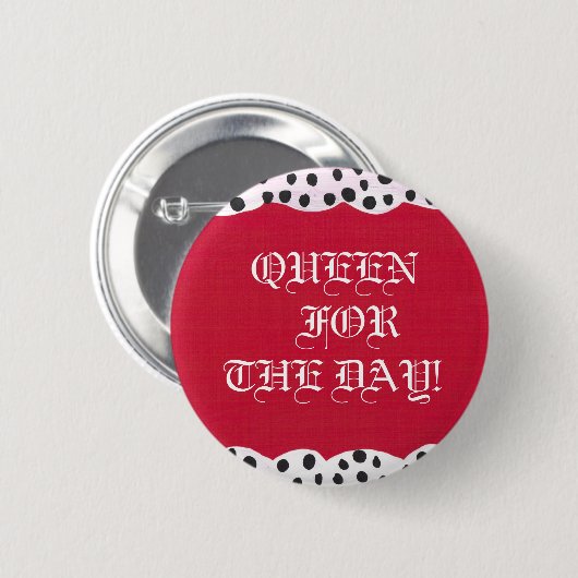 Königin-Knöpfe Button (Vorne & Hinten)