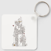 Königin+König Schlüsselanhänger (Rückseite)