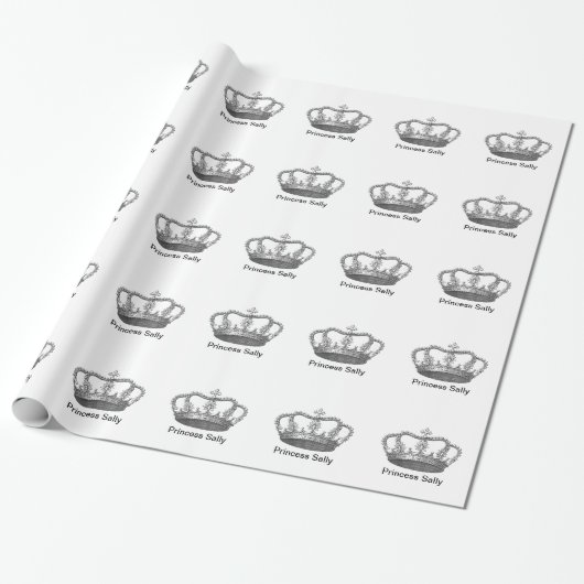 Königin-Krone Geschenkpapier (Ungerollt)
