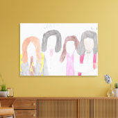 Königin Leinwanddruck (Insitu (Wohnzimmer))