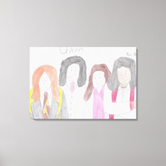 Königin Leinwanddruck (Vorderseite)