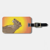 Königin Lioness Gepäckanhänger (Vorderseite horizontal)