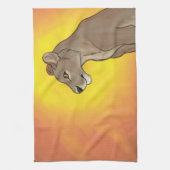 Königin Lioness Geschirrtuch (Vertikal)