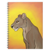 Königin Lioness Notizblock (Vorderseite)
