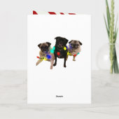 Königin Lulu Weihnachtskarte! Feiertagskarte (Rückseite)