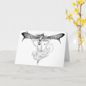 Königin Mab Fairy, Königin der Fairies Karte (Gelbe Blume)