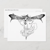 Königin Mab Fairy, Königin der Fairies Postkarte (Vorne/Hinten)
