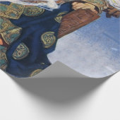 Königin Maeve Warrior Princess Fantasy Art Geschenkpapier (Ecke)