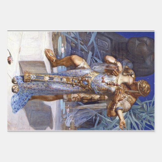 Königin Maeve Warrior Princess Fantasy Art Geschenkpapier Set (Vorderseite 2)