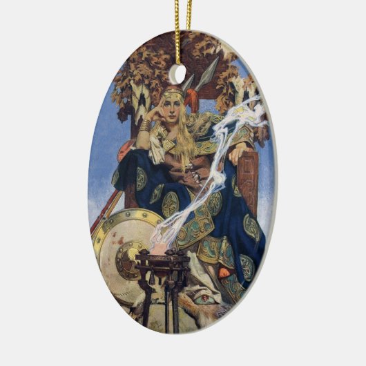 Königin Maeve Warrior Princess Fantasy Art Keramikornament (Links)