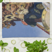 Königin Maeve Warrior Princess Fantasy Art Küchentuch (Gefaltet)