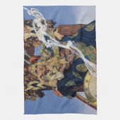 Königin Maeve Warrior Princess Fantasy Art Küchentuch (Vertikal)