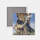 Königin Maeve Warrior Princess Fantasy Art Magnet (Vorderseite/Rückseite)