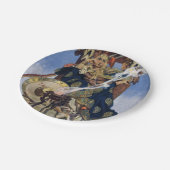 Königin Maeve Warrior Princess Fantasy Art Pappteller (Schrägansicht)