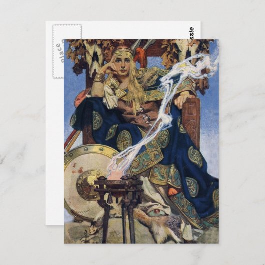 Königin Maeve Warrior Princess Fantasy Art Postkarte (Vorne/Hinten)