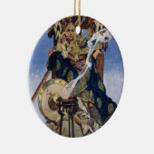 Königin Maeve Warrior Prinzessin Keramikornament (Rechts)