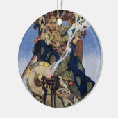 Königin Maeve Warrior Prinzessin Keramikornament (Links)