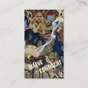 Königin Maeve Warrior Prinzessin Visitenkarte