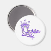 Königin Magnet (Vorderseite/Rückseite)