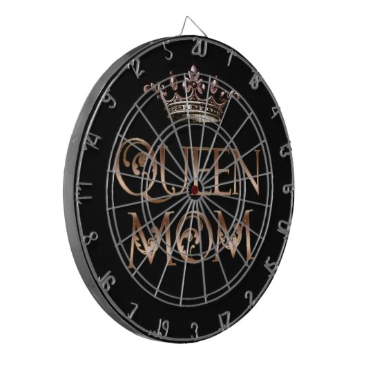 Königin Mama Dartscheibe (Vorderseite Links)