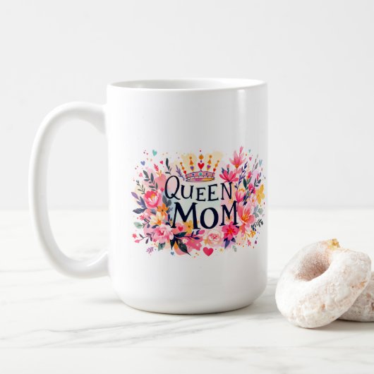 Königin Mama Kaffeetasse (Mit Donut)