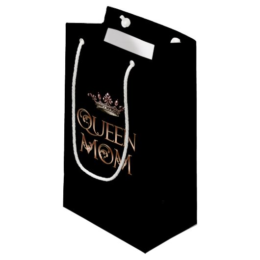 Königin Mama Kleine Geschenktüte (Vorderseite Schrägansicht)