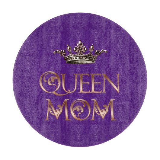 Königin Mama Schneidebrett (Vorderseite)