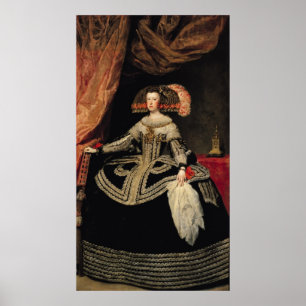 Königin Maria Anna von Österreich, 1652 Poster