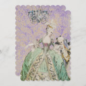 Königin Marie Antoinette - Einladungen / UAWG #16 (Vorne/Hinten)