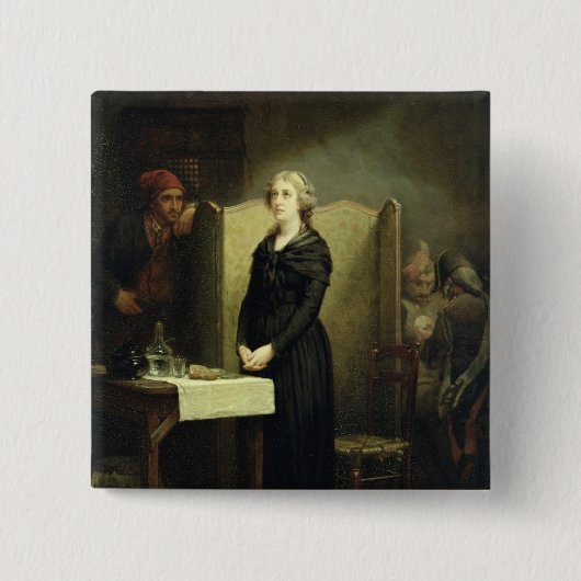 Königin Marie Antoinette im Conciergerie Button (Vorderseite)