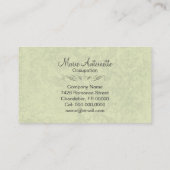 Königin Marie Antoinette - Visitenkarte (Rückseite)