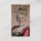 Königin Marie Antoinette - Visitenkarte (Vorderseite)